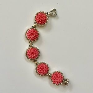 Vintage 1960s chrysanthemum bracelet